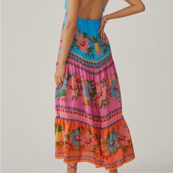 Anthropologie x Farm Rio Floral Tiered
Midi Dress sz XL - Picture 5 of 16